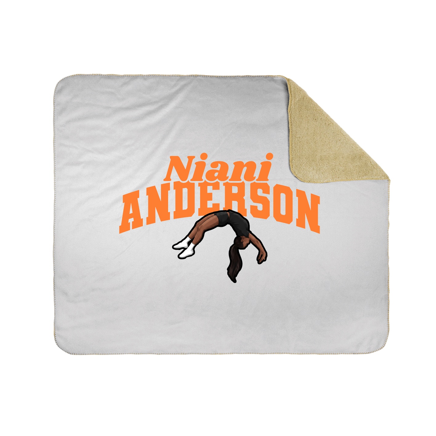 Throw Blanket — Signature Arch in White