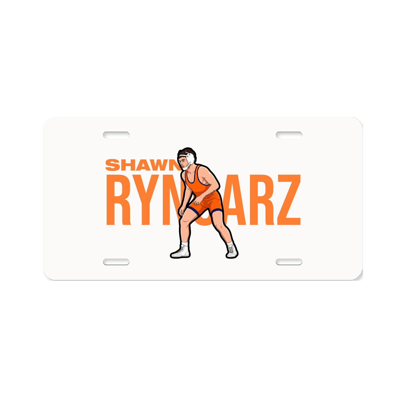 License Plate — Player Name in Classic