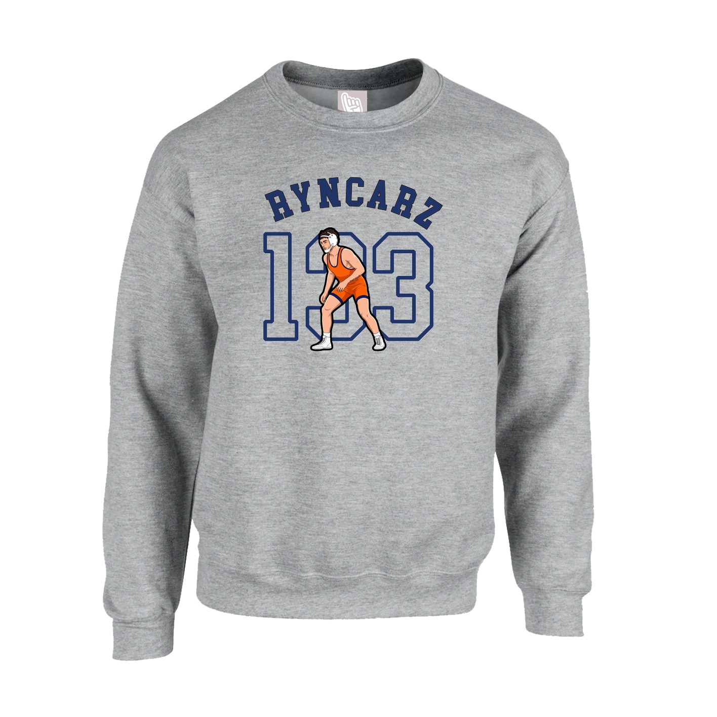 Fleece Crew — Shirsey Arch in Grey