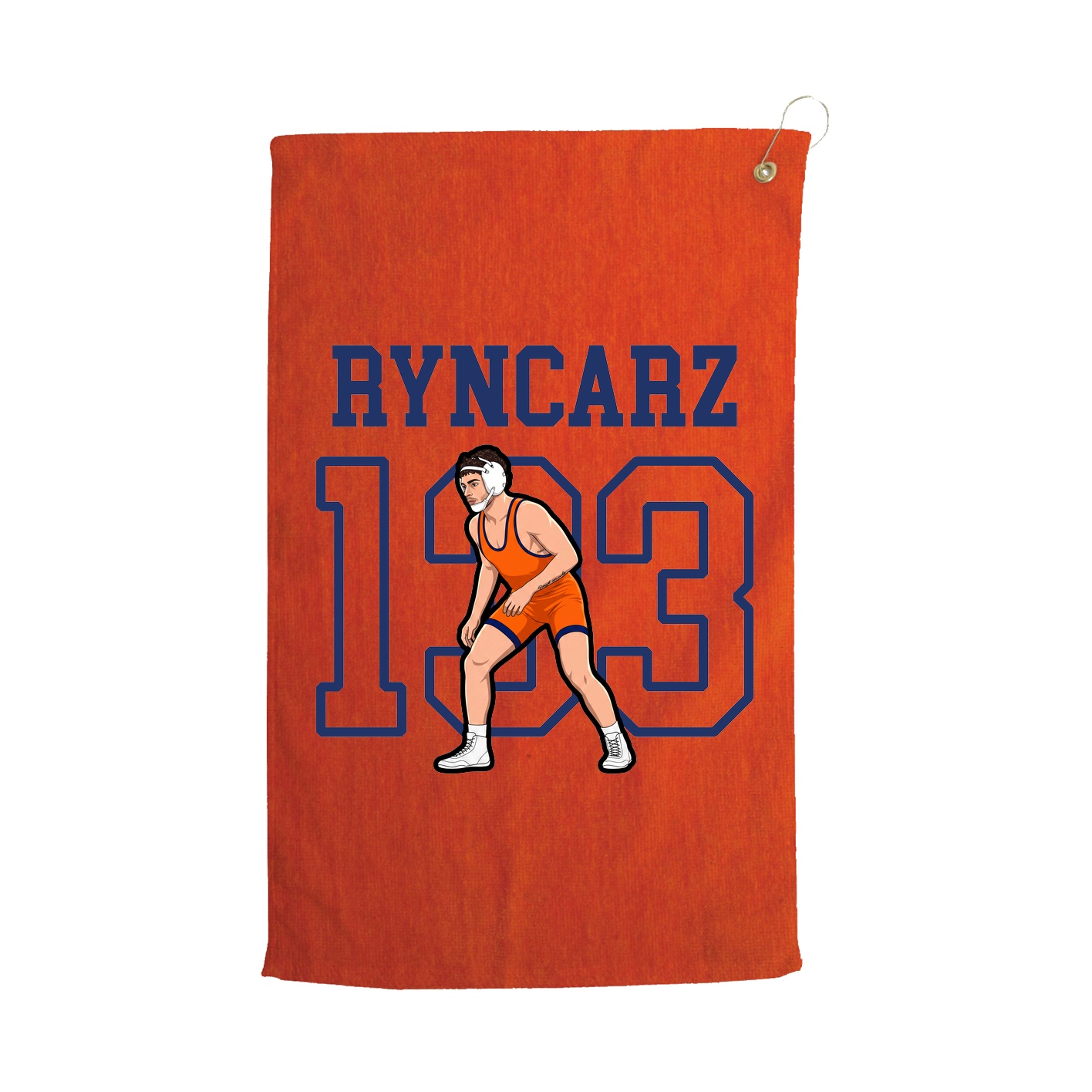 Golf Towel — Shirsey in Orange