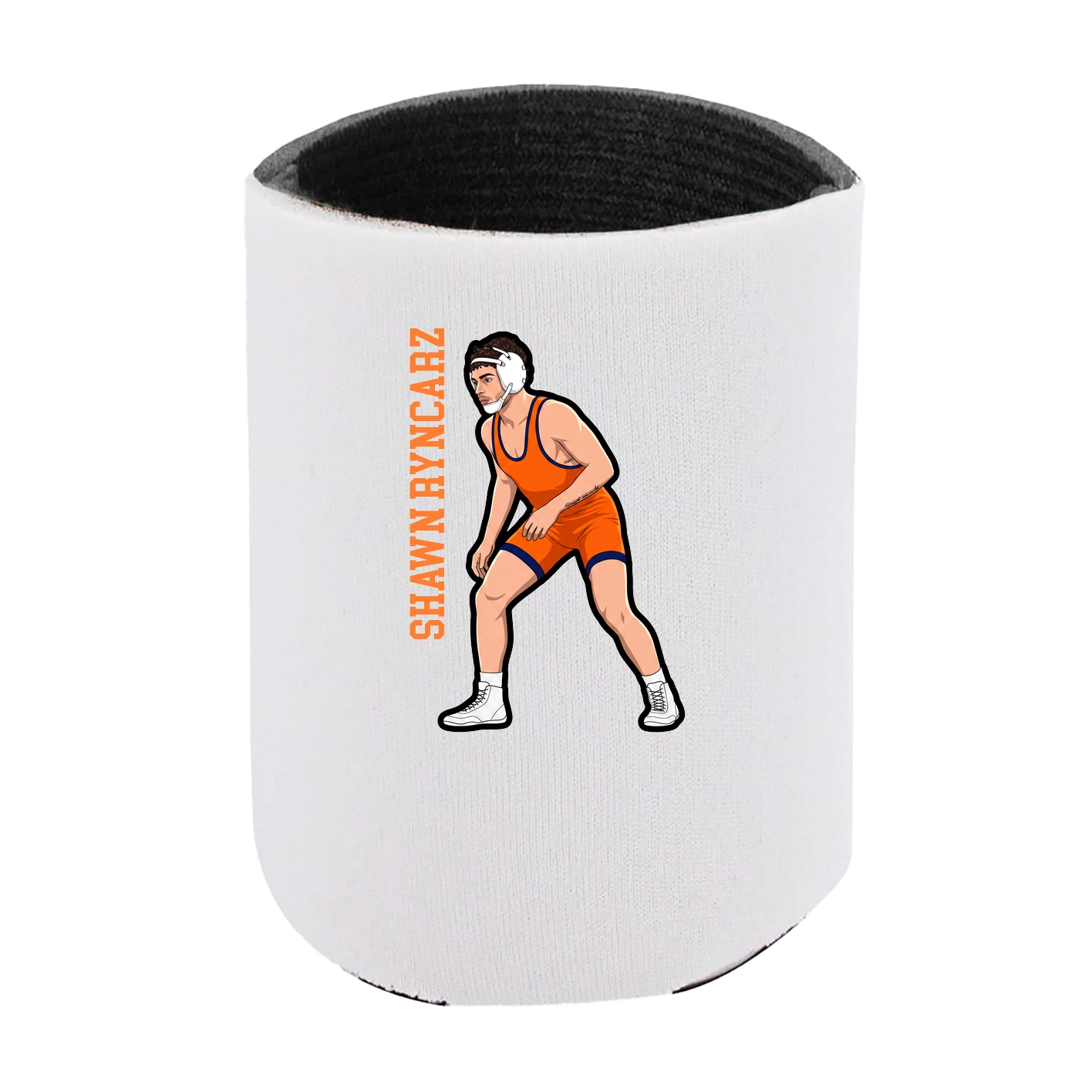Can Holder — Name Vertical in White