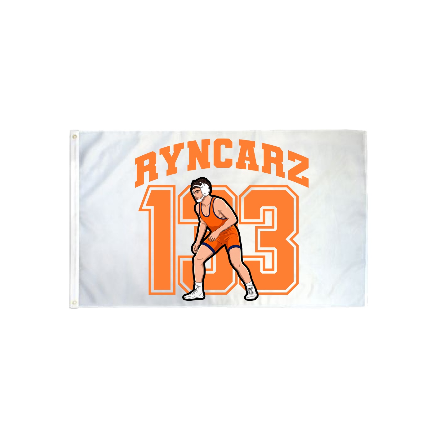 3x5 Flag — Number in Classic