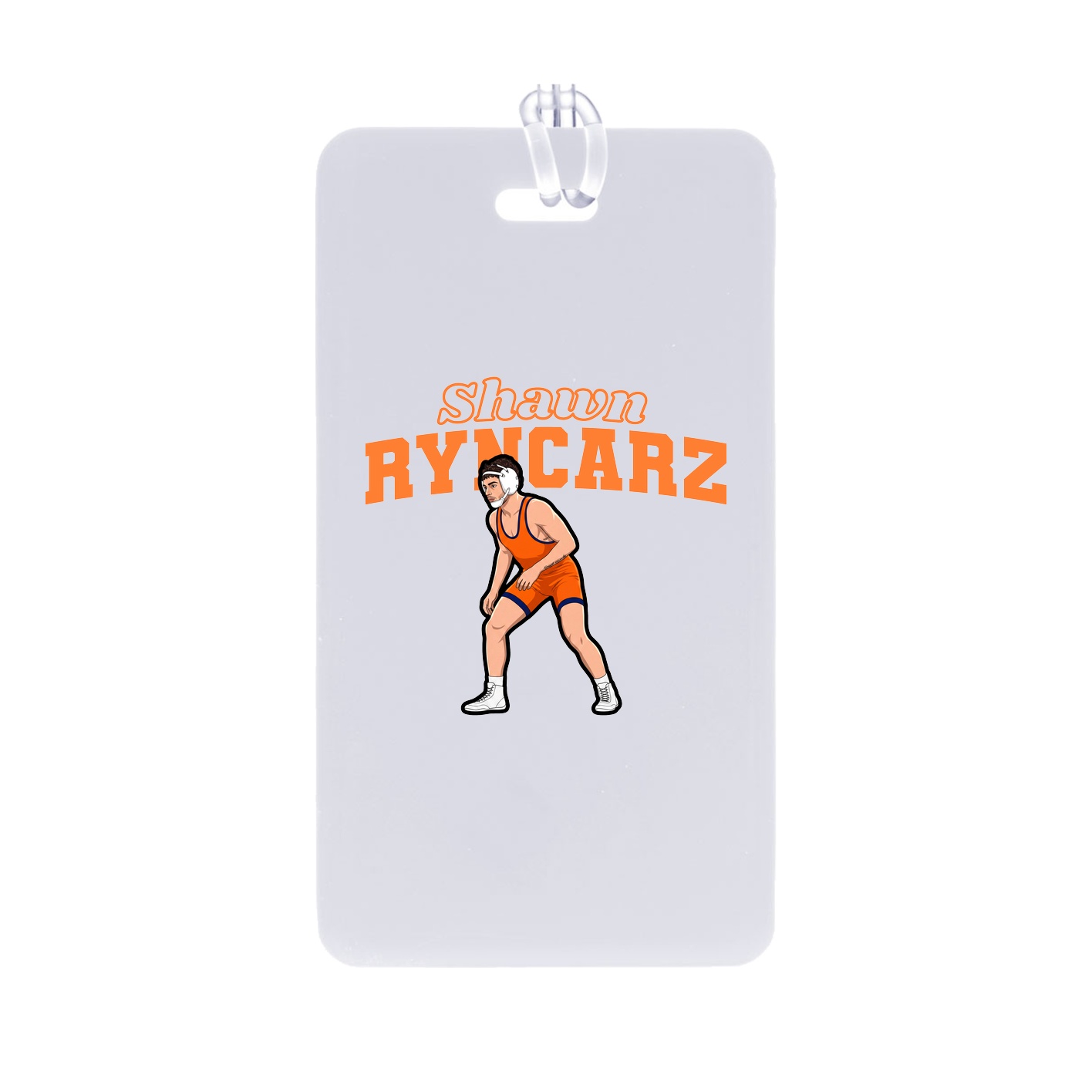 Bag Tag — Name Arch in Classic