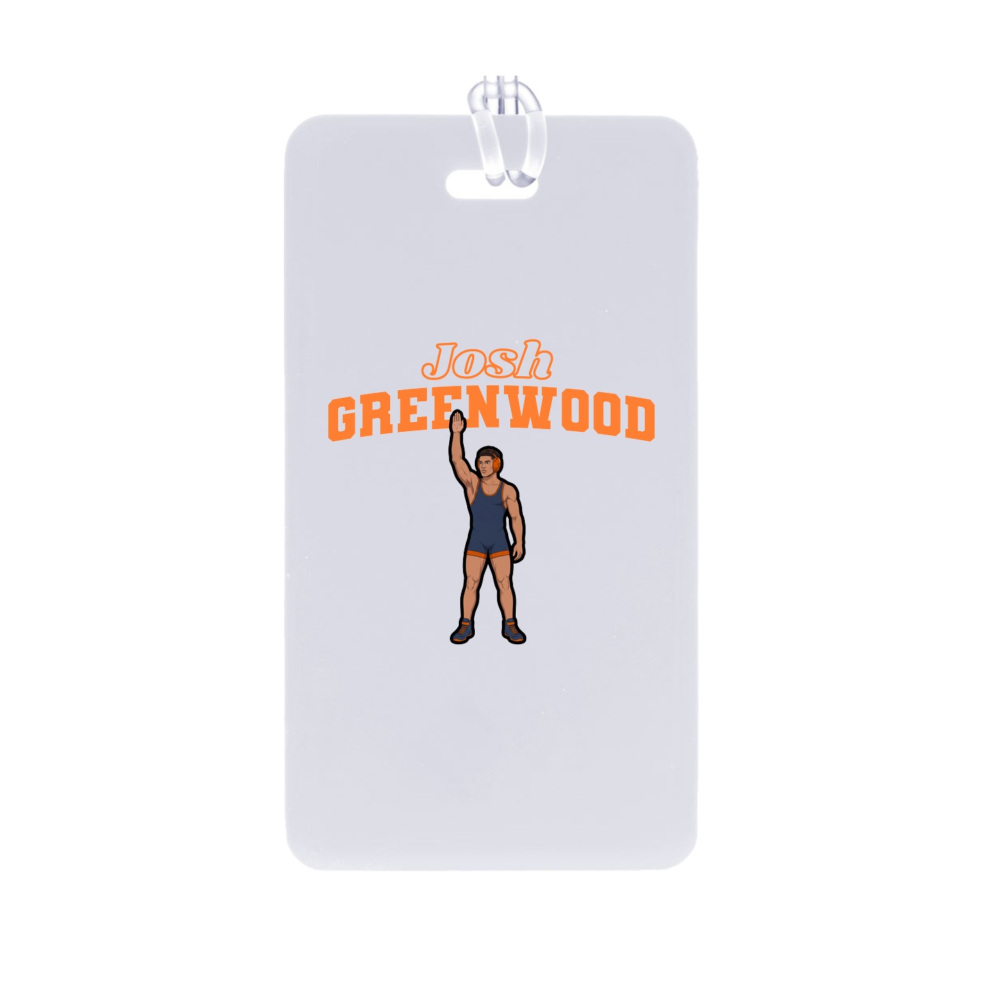 Bag Tag — Name Arch in Classic