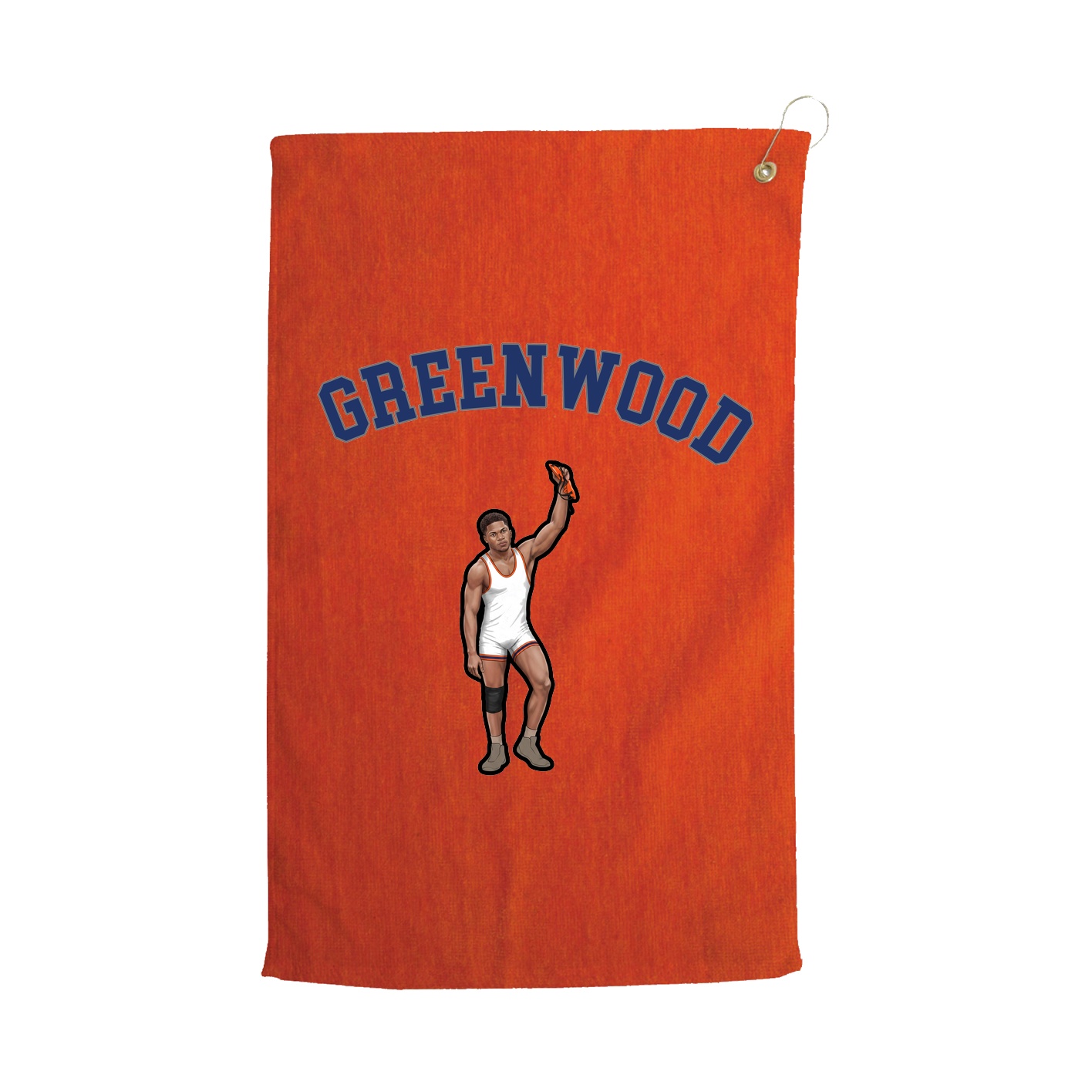 Golf Towel — Shirsey Arch in Orange