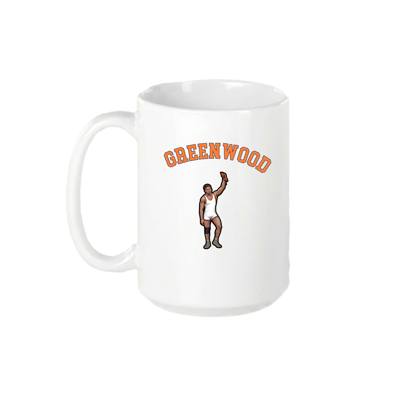 15oz Coffee Mug — Shirsey Arch in White