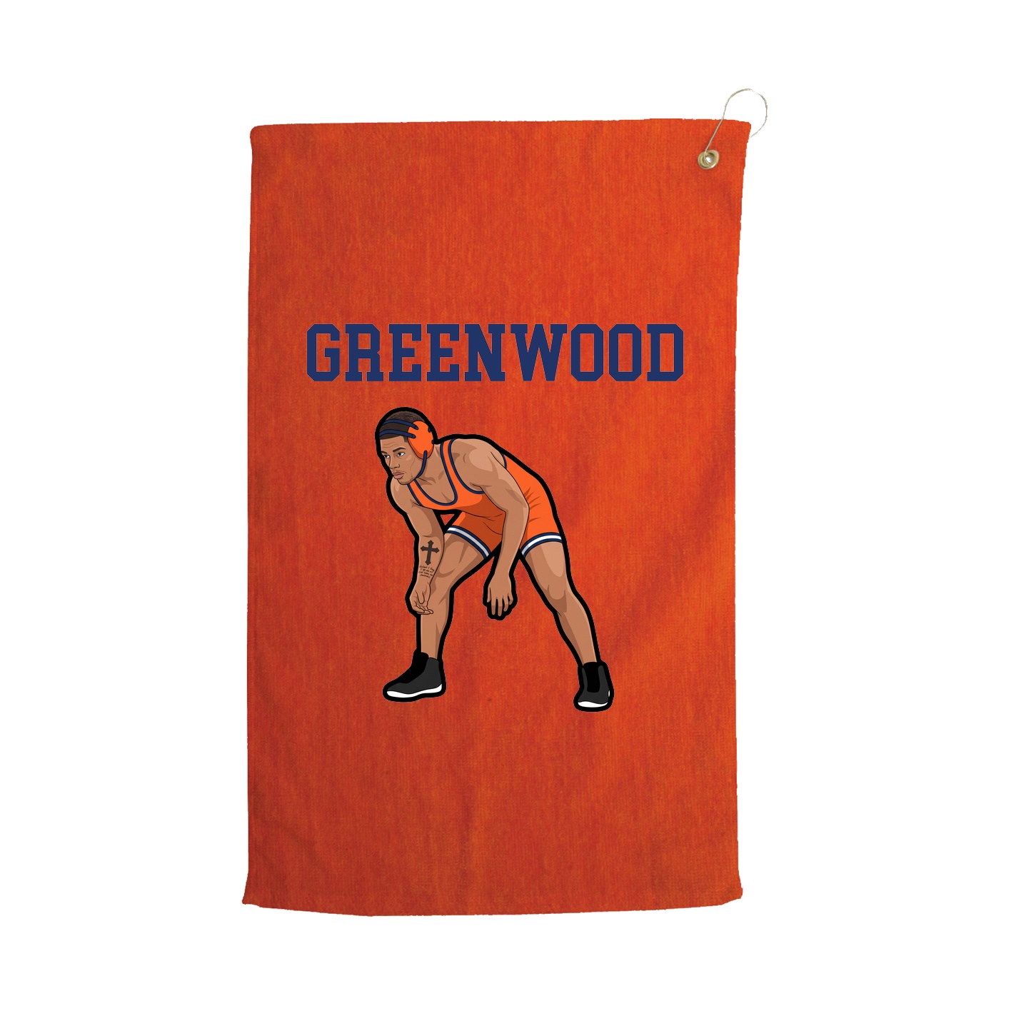 Golf Towel — Shirsey in Orange