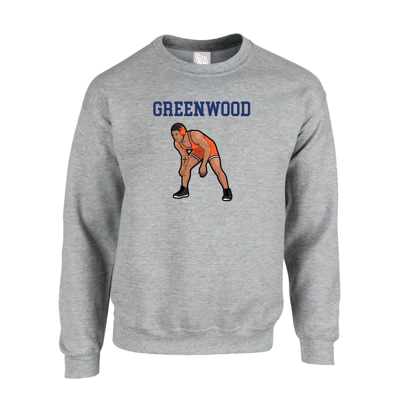 Fleece Crew — Shirsey in Grey