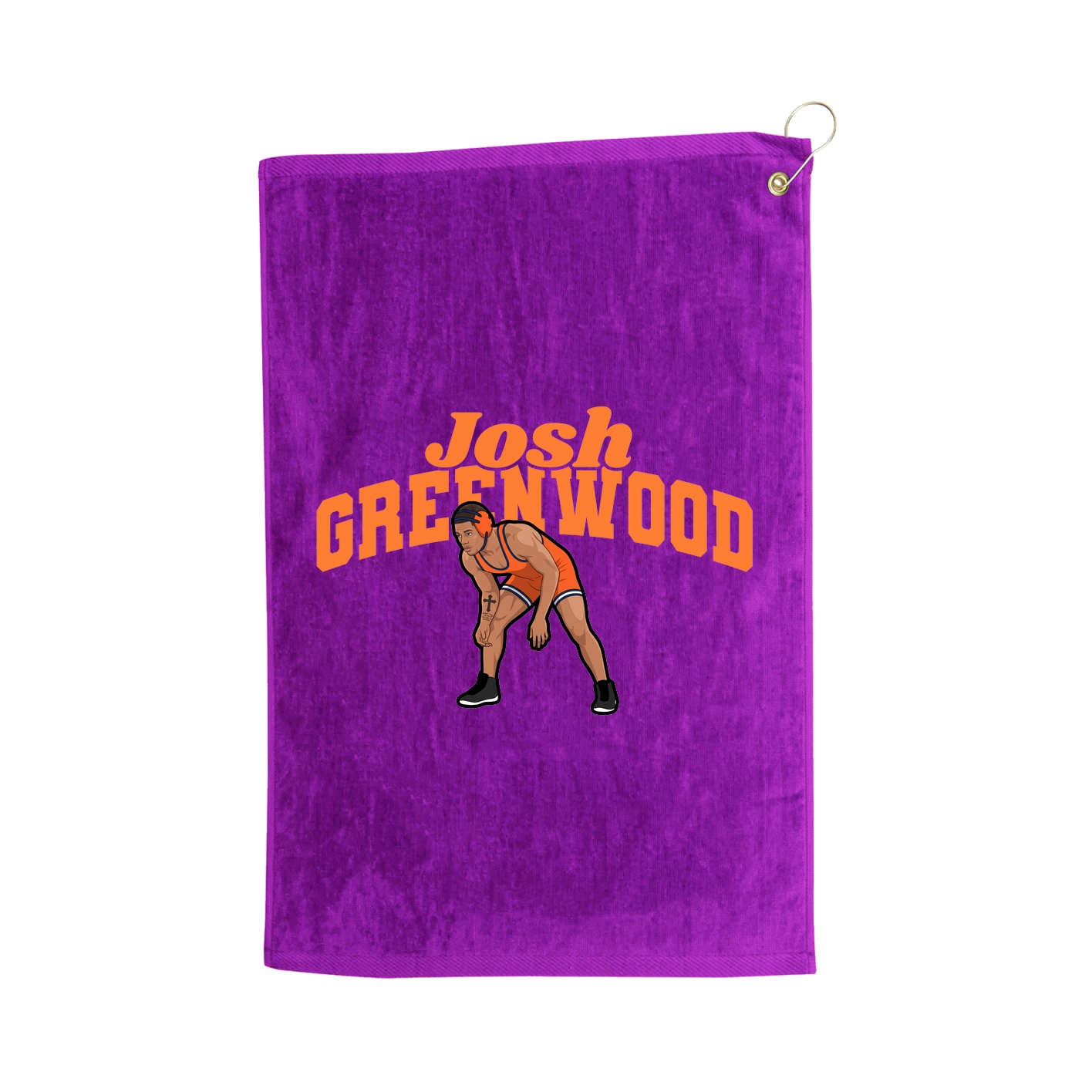 Golf Towel — Signature Arch in Purple