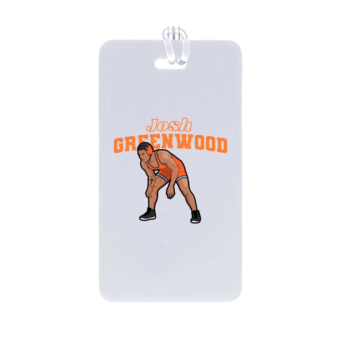 Bag Tag — Name Arch in Classic