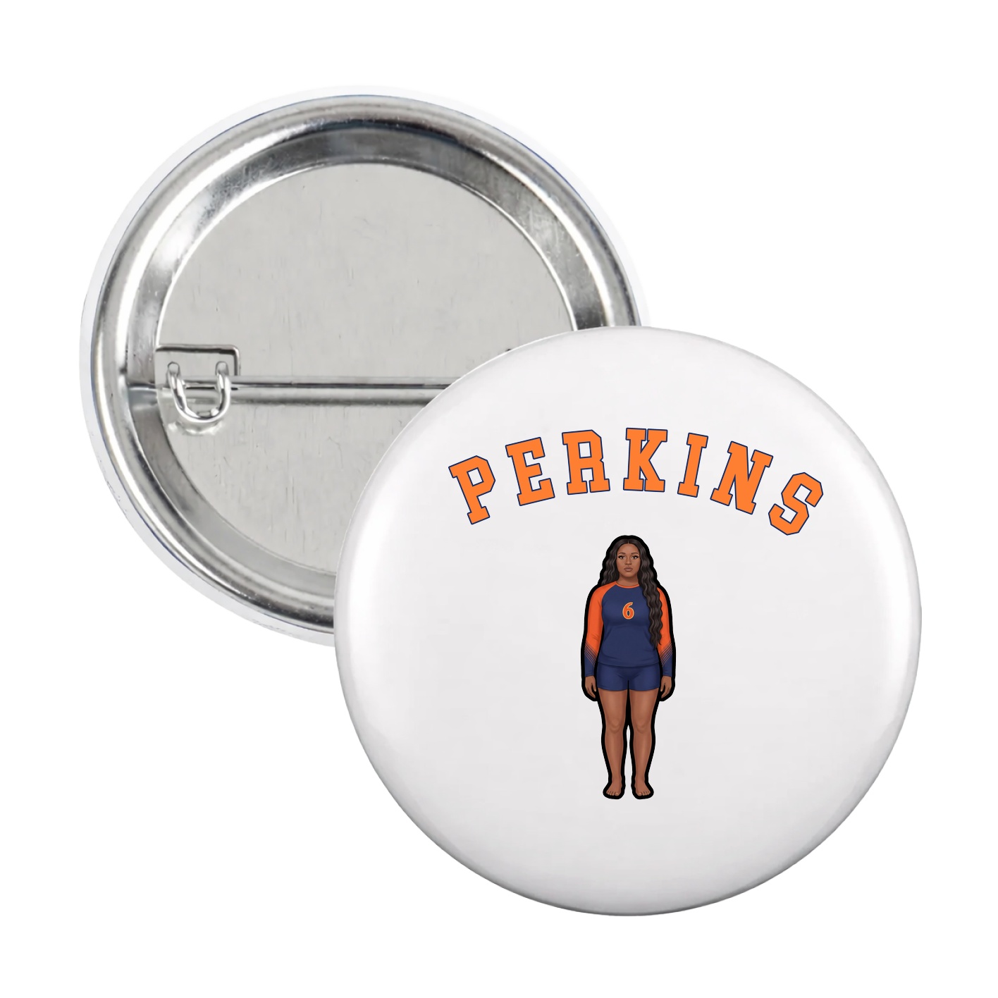 Game Day Button — Shirsey Arch in White