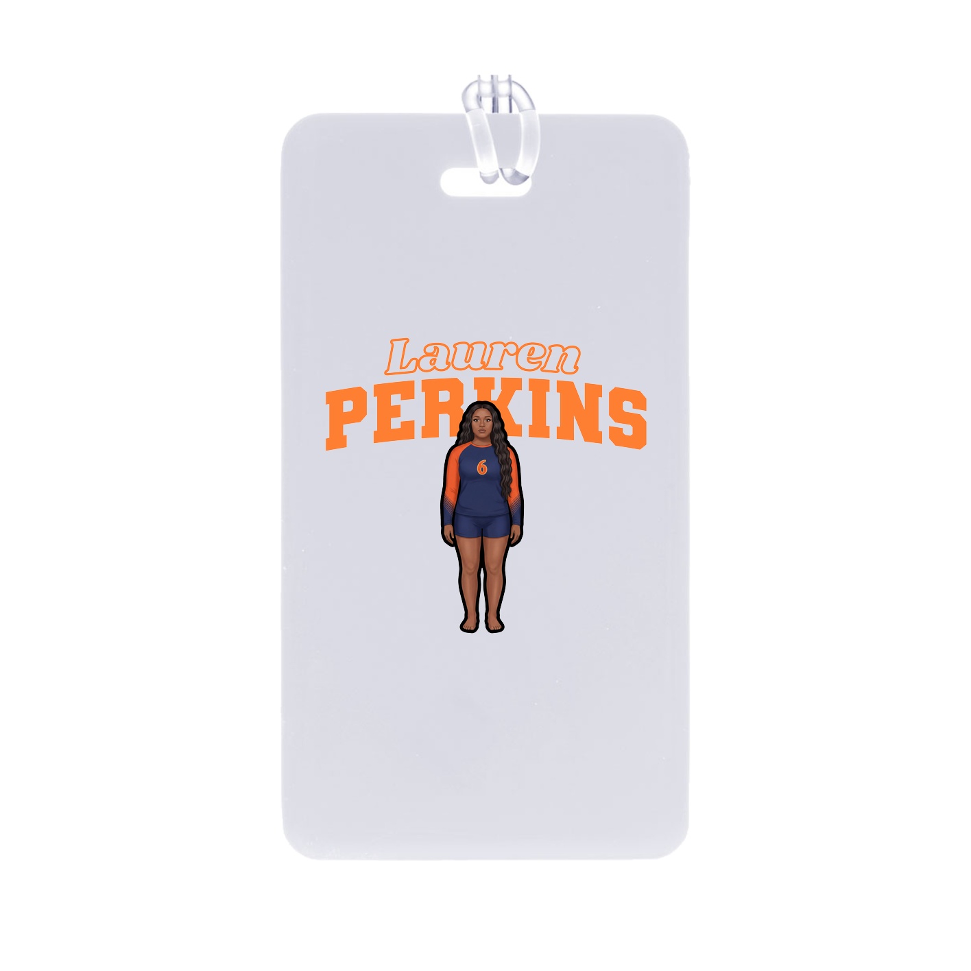 Bag Tag — Name Arch in Classic
