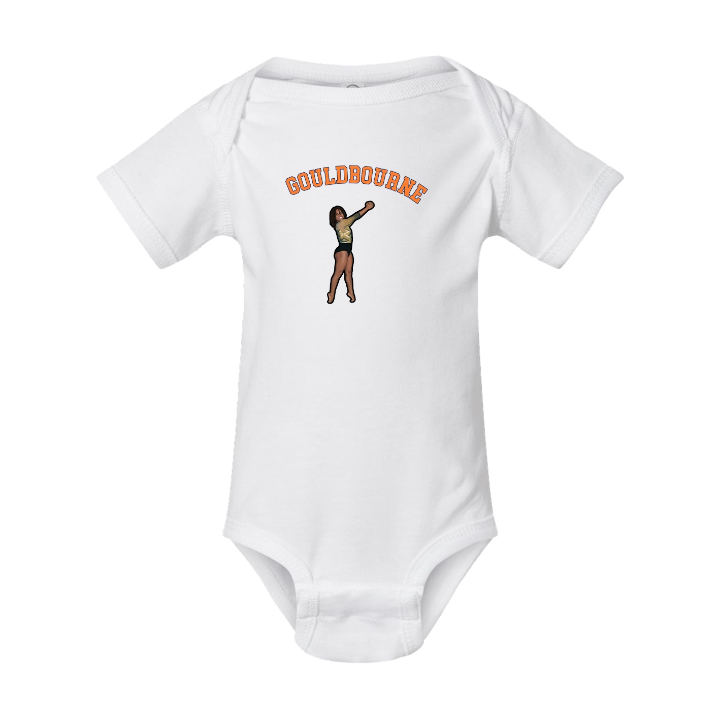 Baby Onesie — Shirsey Arch in White
