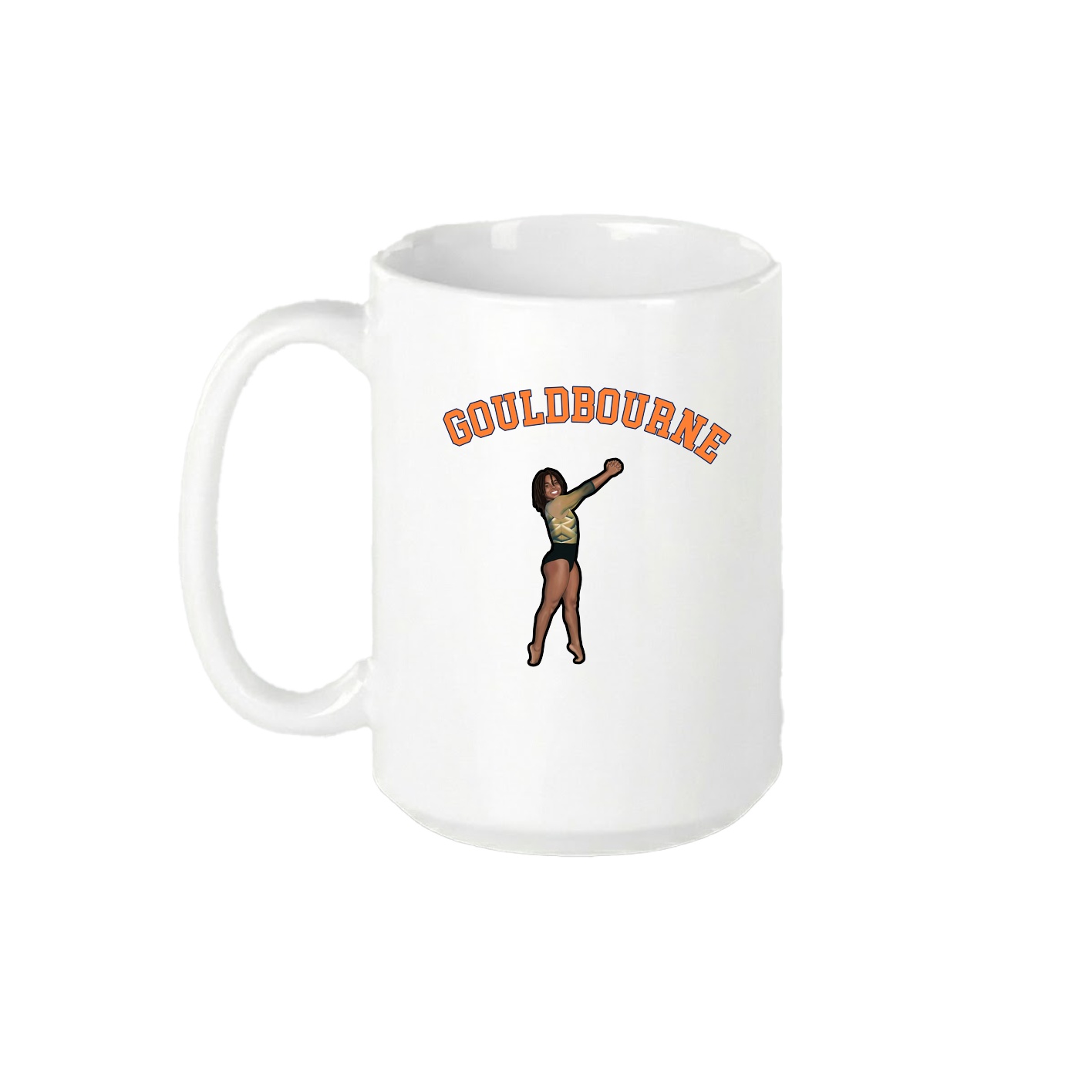 15oz Coffee Mug — Shirsey Arch in White