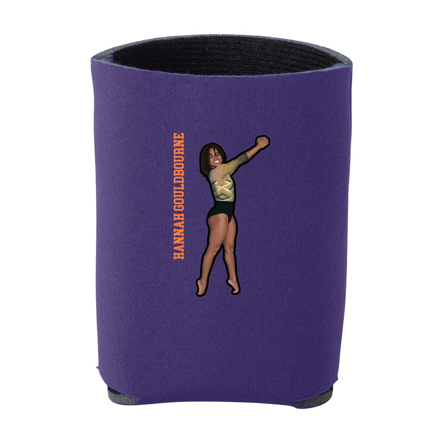 Can Holder — Name Vertical in Purple