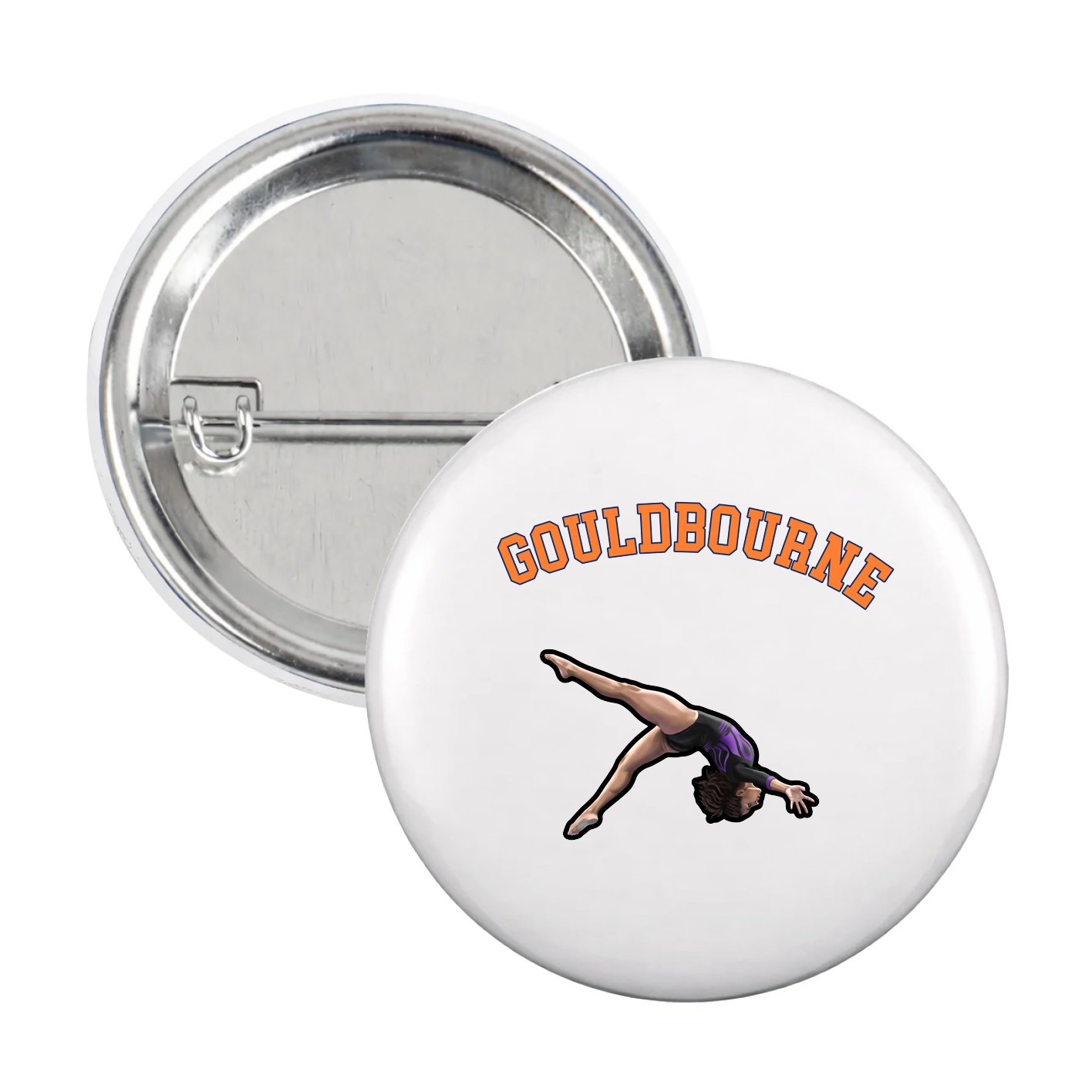 Game Day Button — Shirsey Arch in White