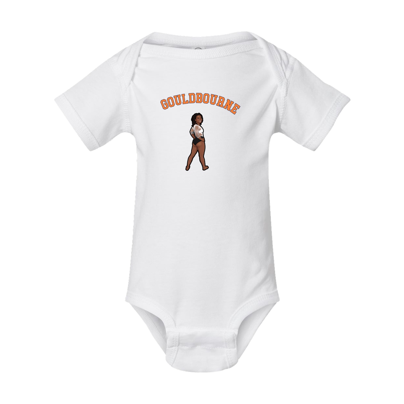 Baby Onesie — Shirsey Arch in White