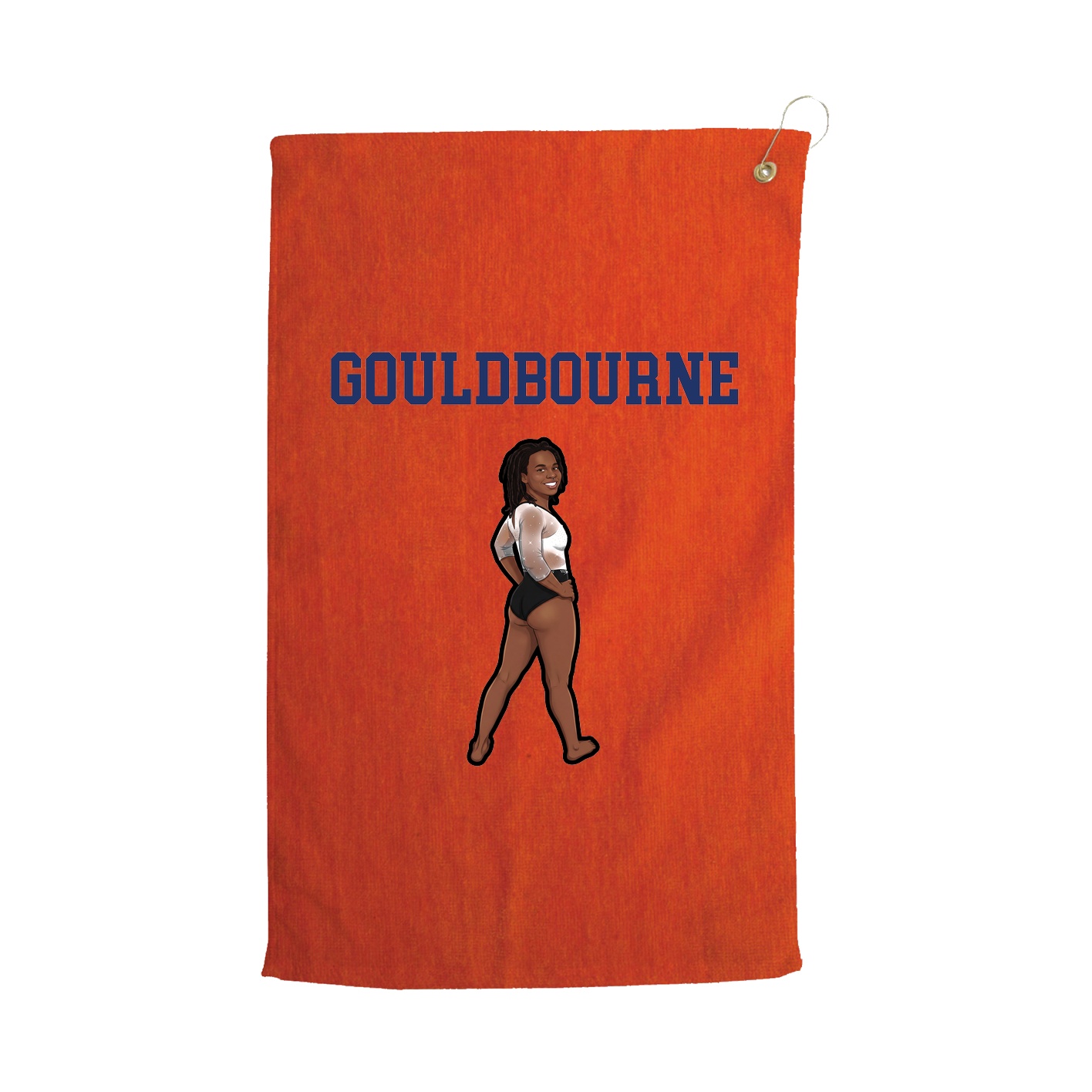 Golf Towel — Shirsey in Orange