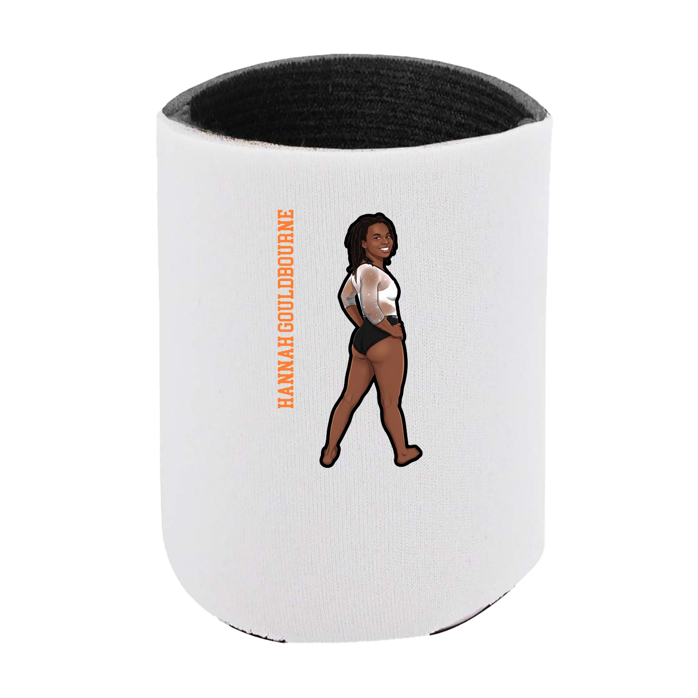 Can Holder — Name Vertical in White