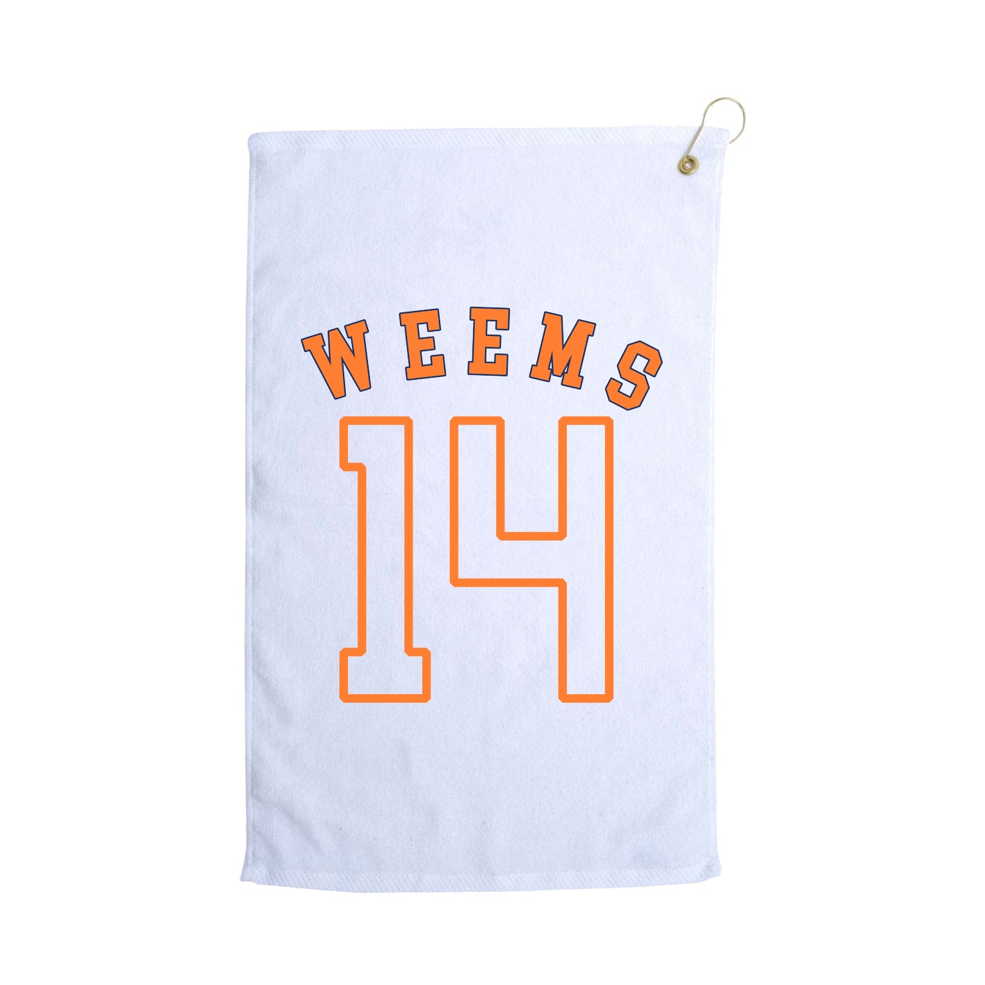 Golf Towel — Shirsey Arch in White