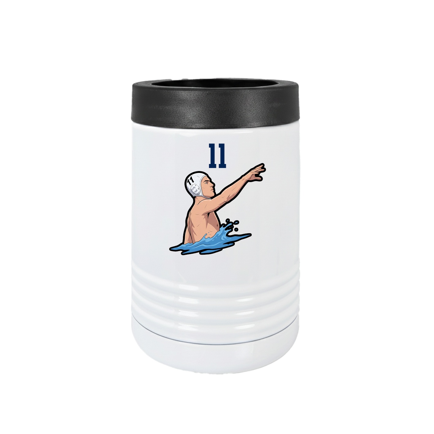 Beverage Holder — Number Top in White