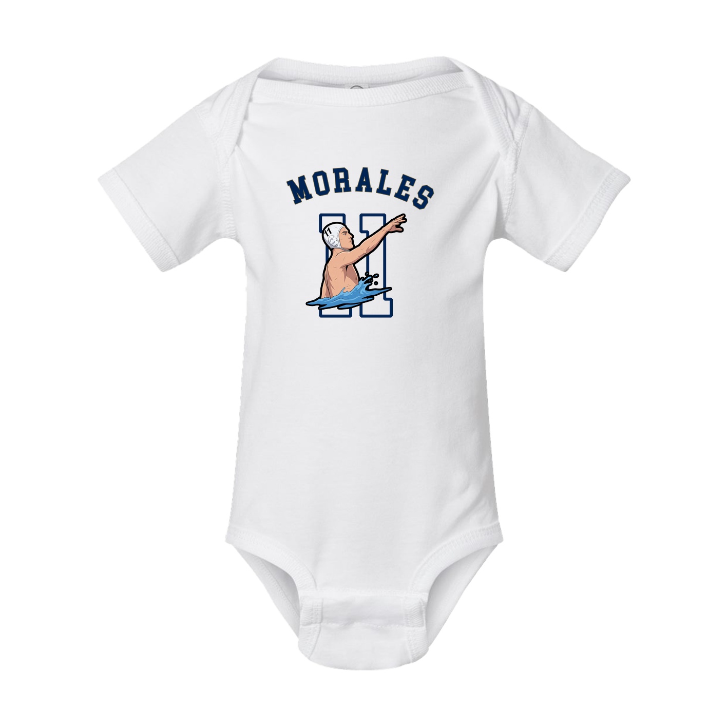 Baby Onesie — Shirsey Arch in White