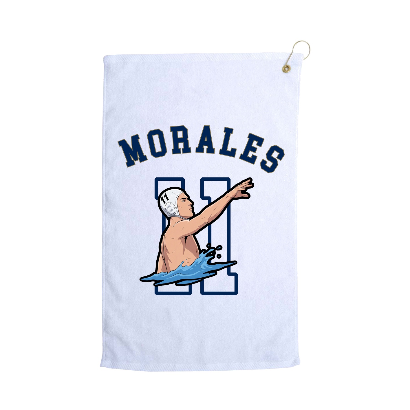 Golf Towel — Shirsey Arch in White