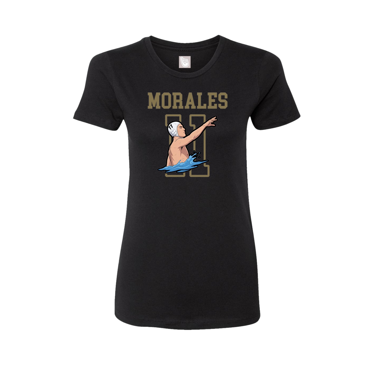 Fitted Women's Tee — Shirsey in Black