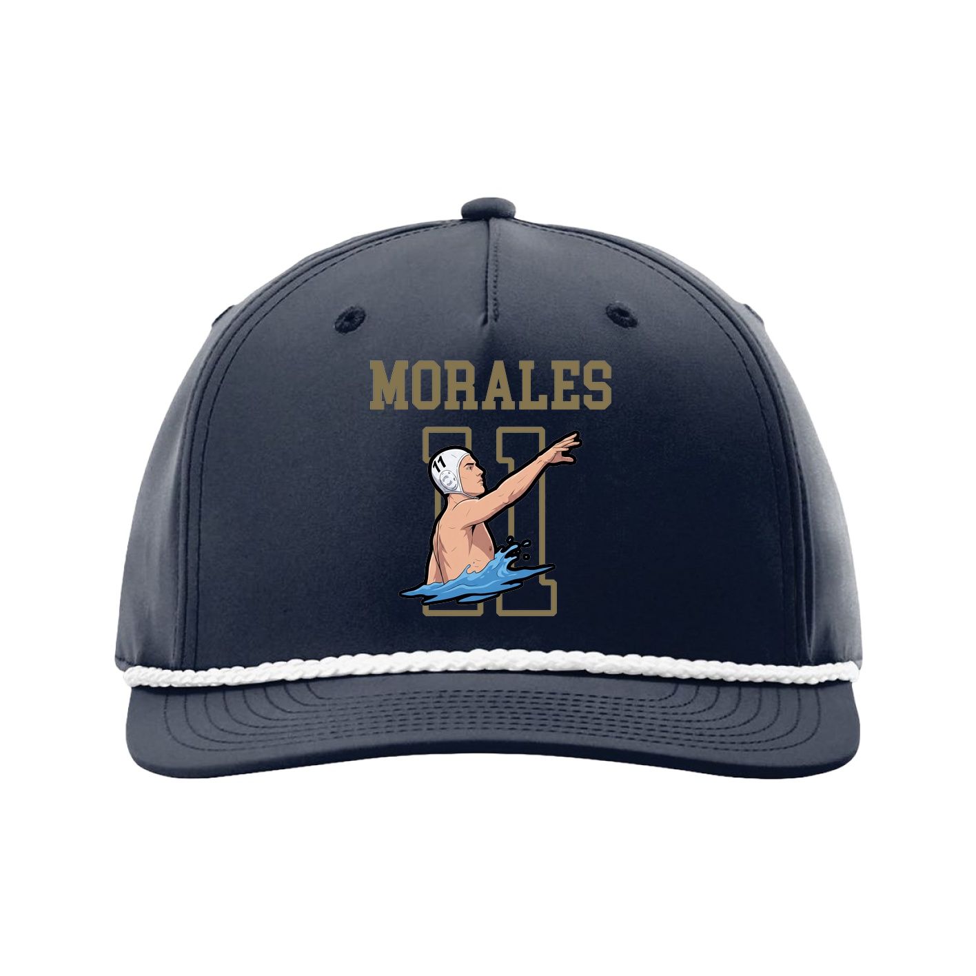 Five-Panel Classic Rope Cap — Shirsey in Navy