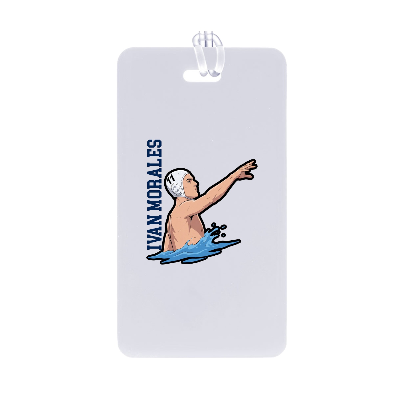 Bag Tag — Name Vertical in Classic
