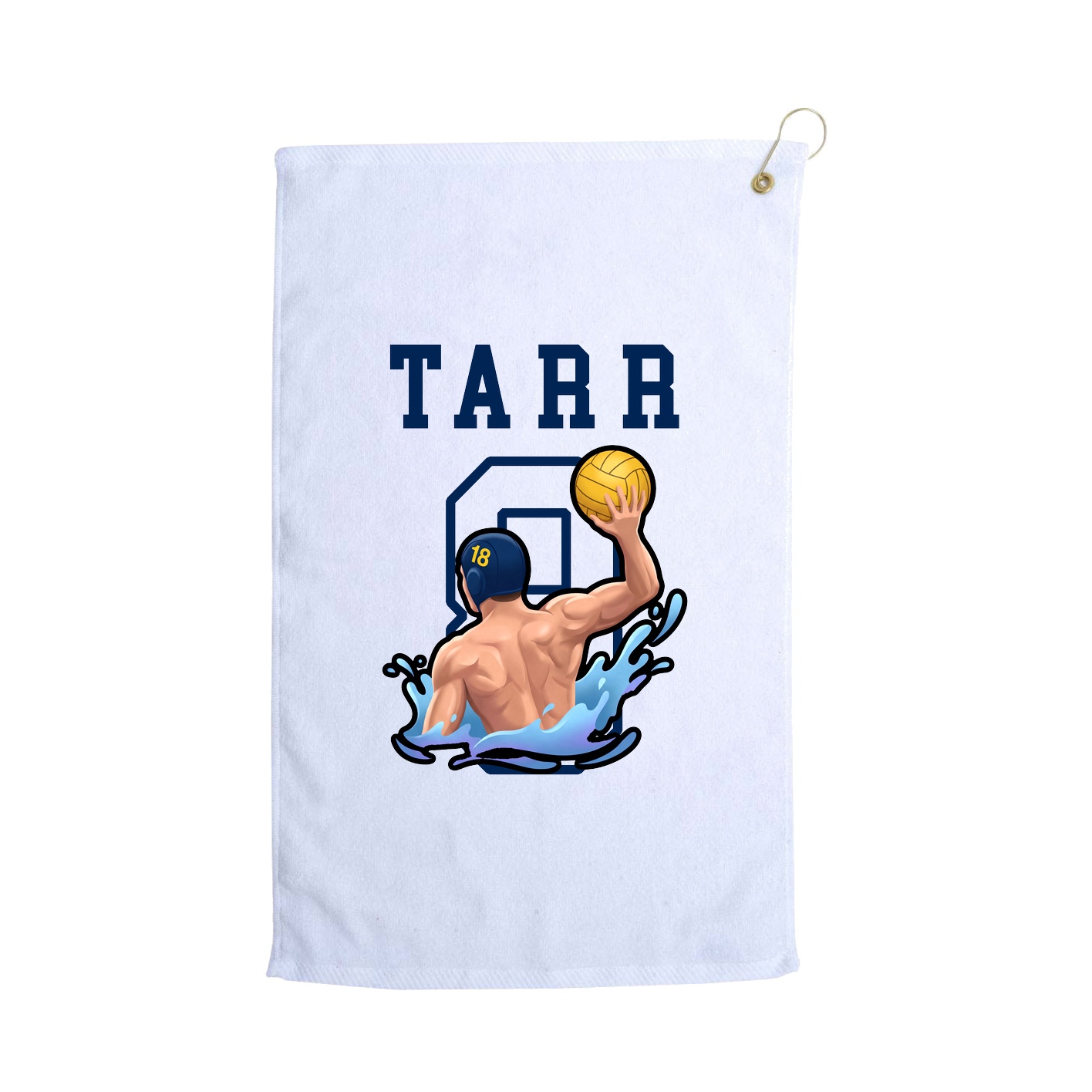 Golf Towel — Shirsey in White