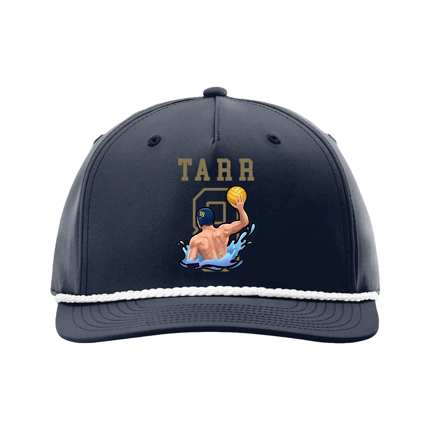 Five-Panel Classic Rope Cap — Shirsey in Navy