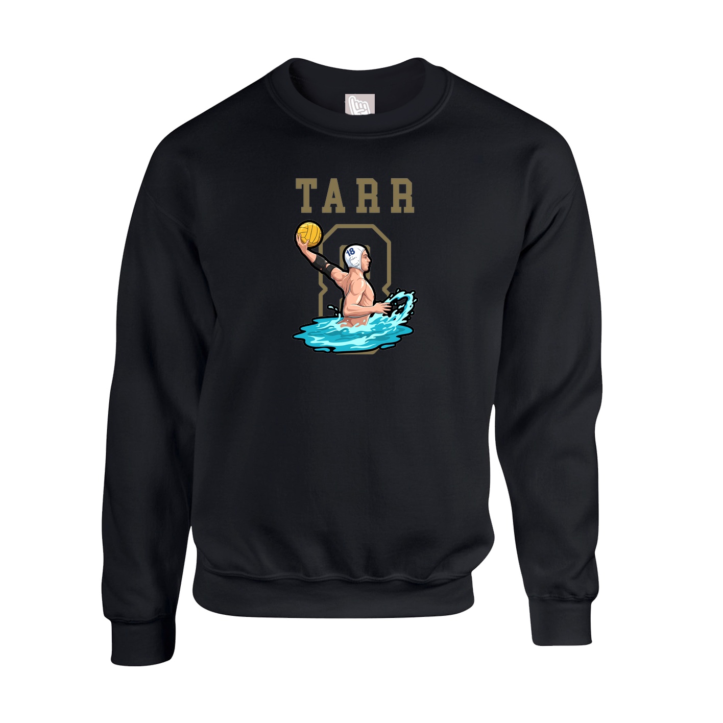 Fleece Crew — Shirsey in Black