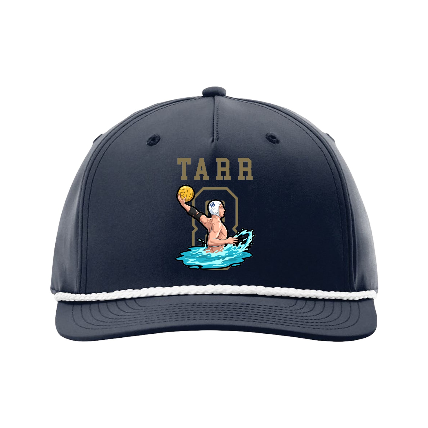 Five-Panel Classic Rope Cap — Shirsey in Navy
