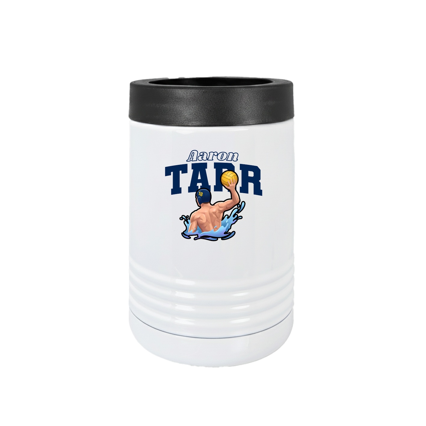 Beverage Holder — Name Arch in White
