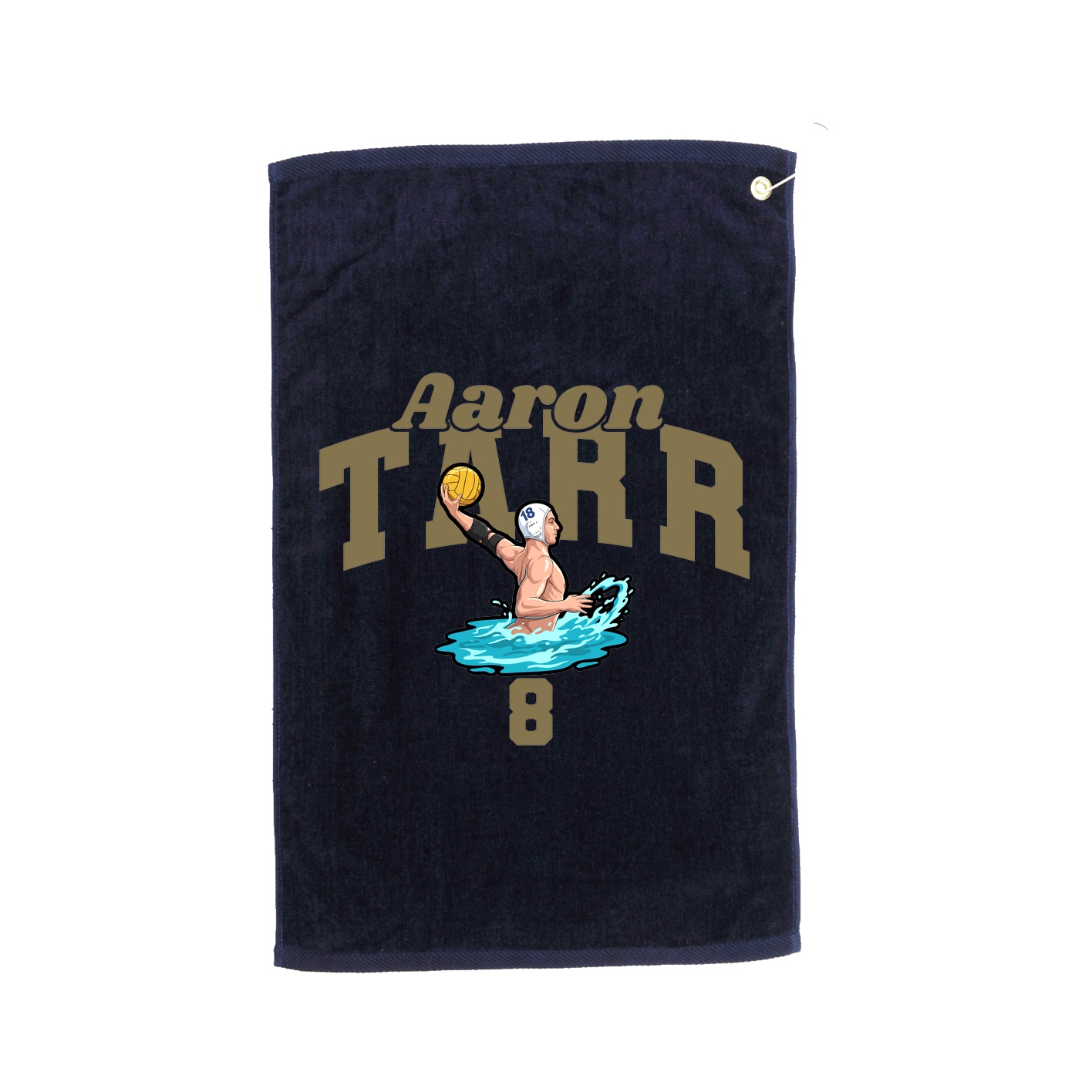 Golf Towel — Signature Arch in Navy