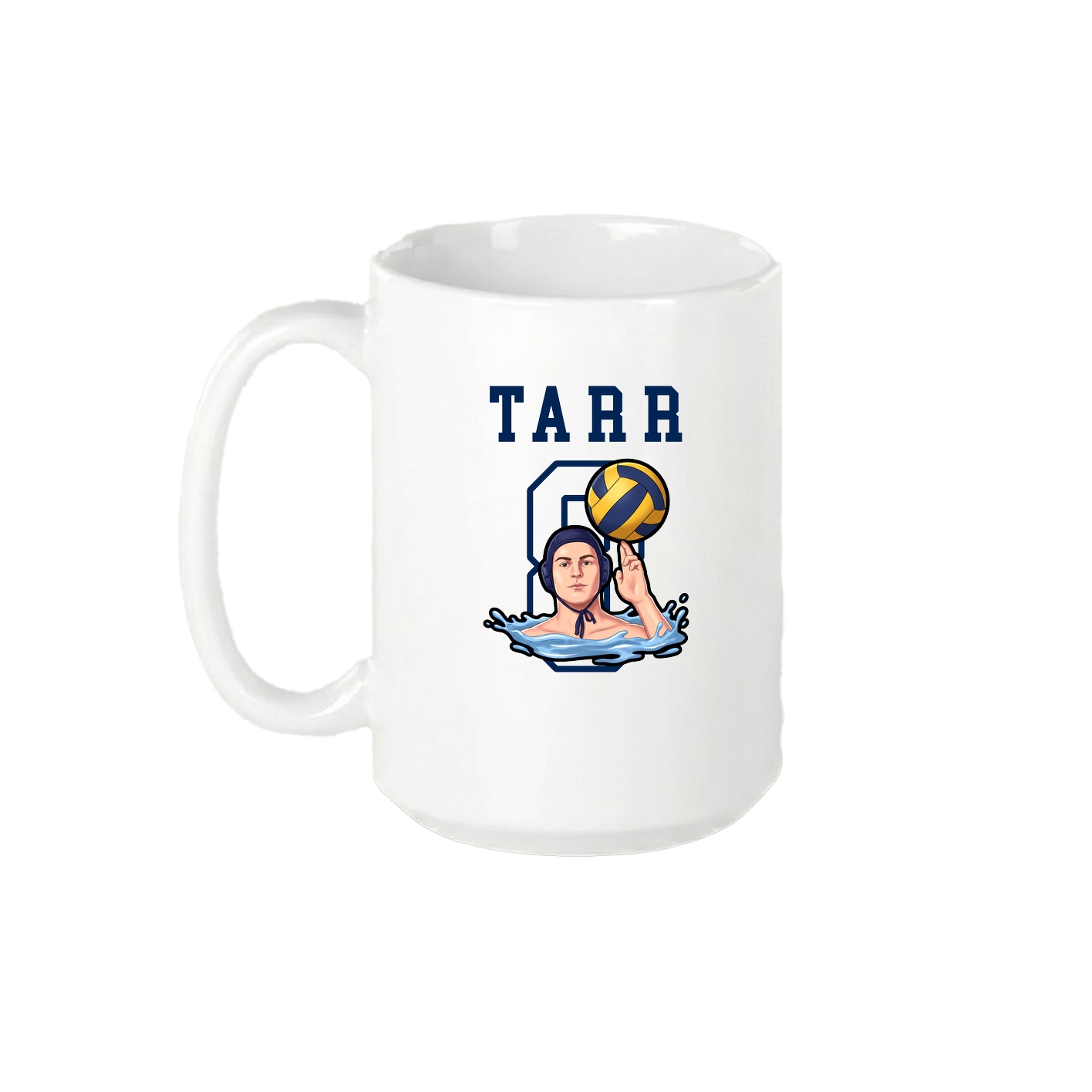 15oz Coffee Mug — Shirsey in White