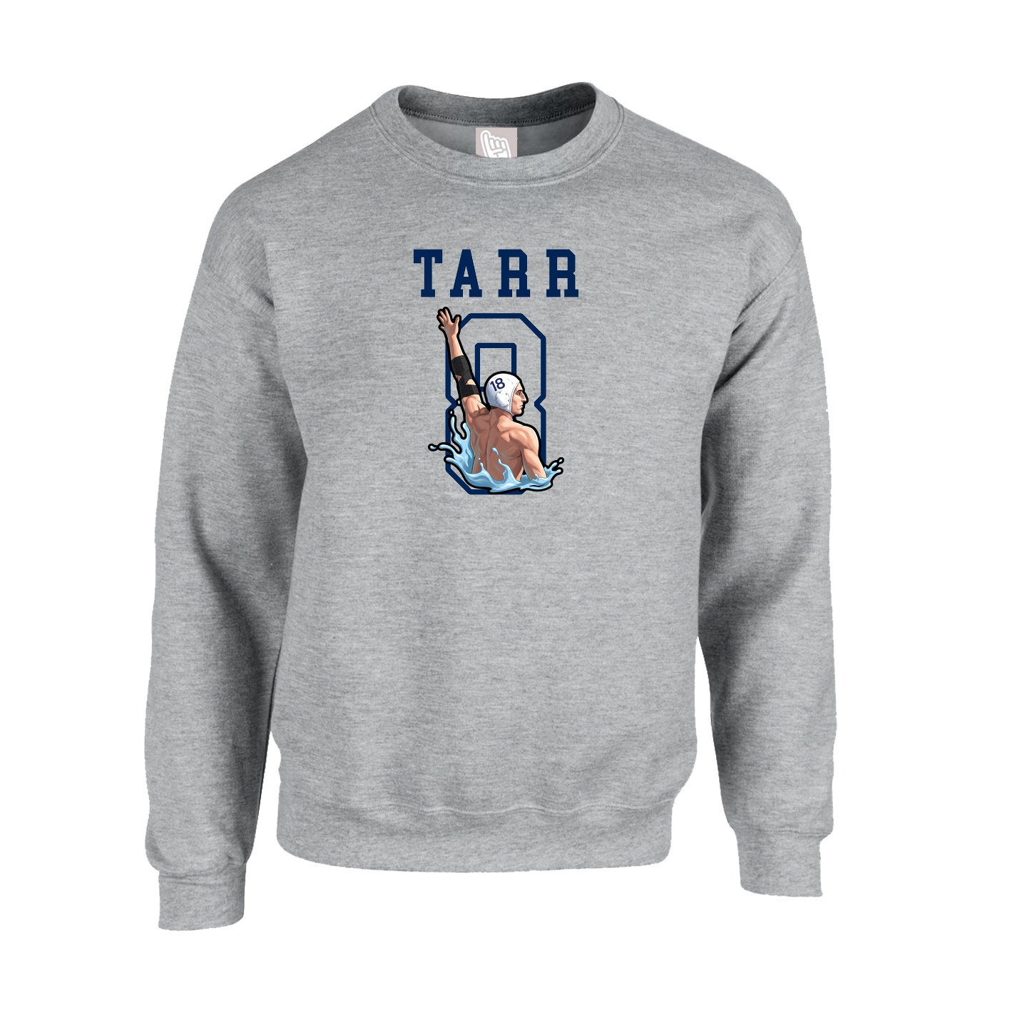 Fleece Crew — Shirsey in Grey