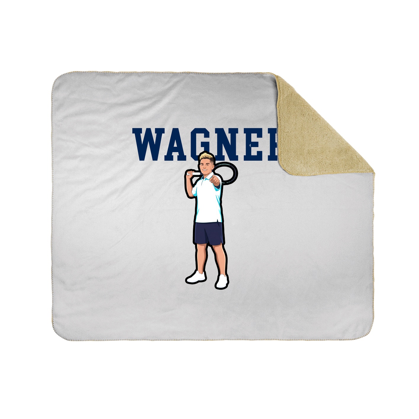 Throw Blanket — Shirsey in White