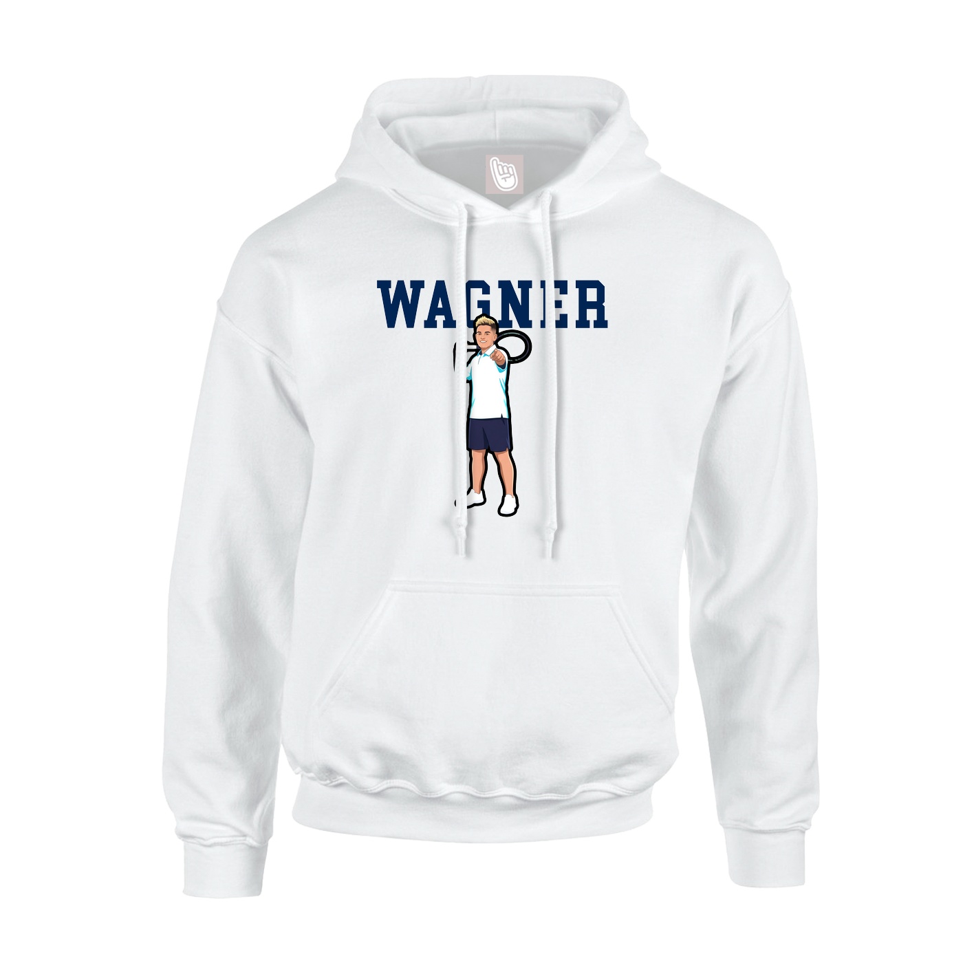 Hoodie — Shirsey in White