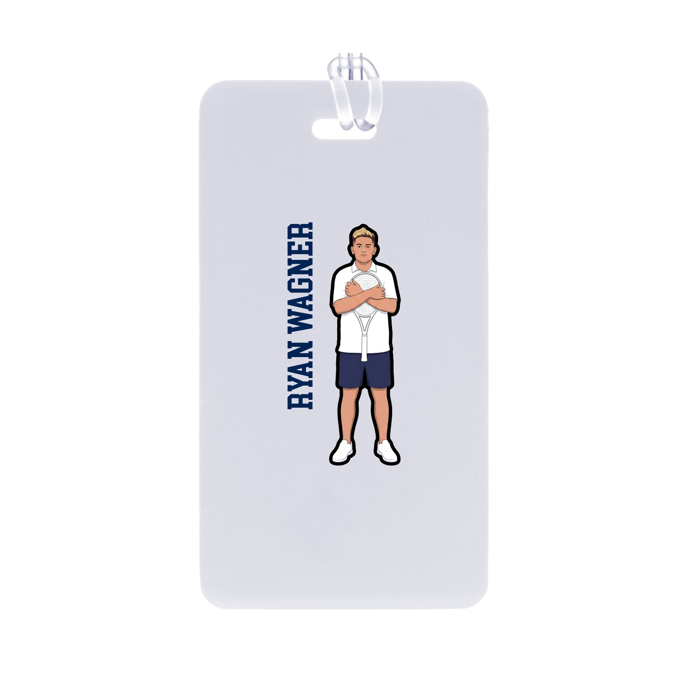 Bag Tag — Name Vertical in Classic