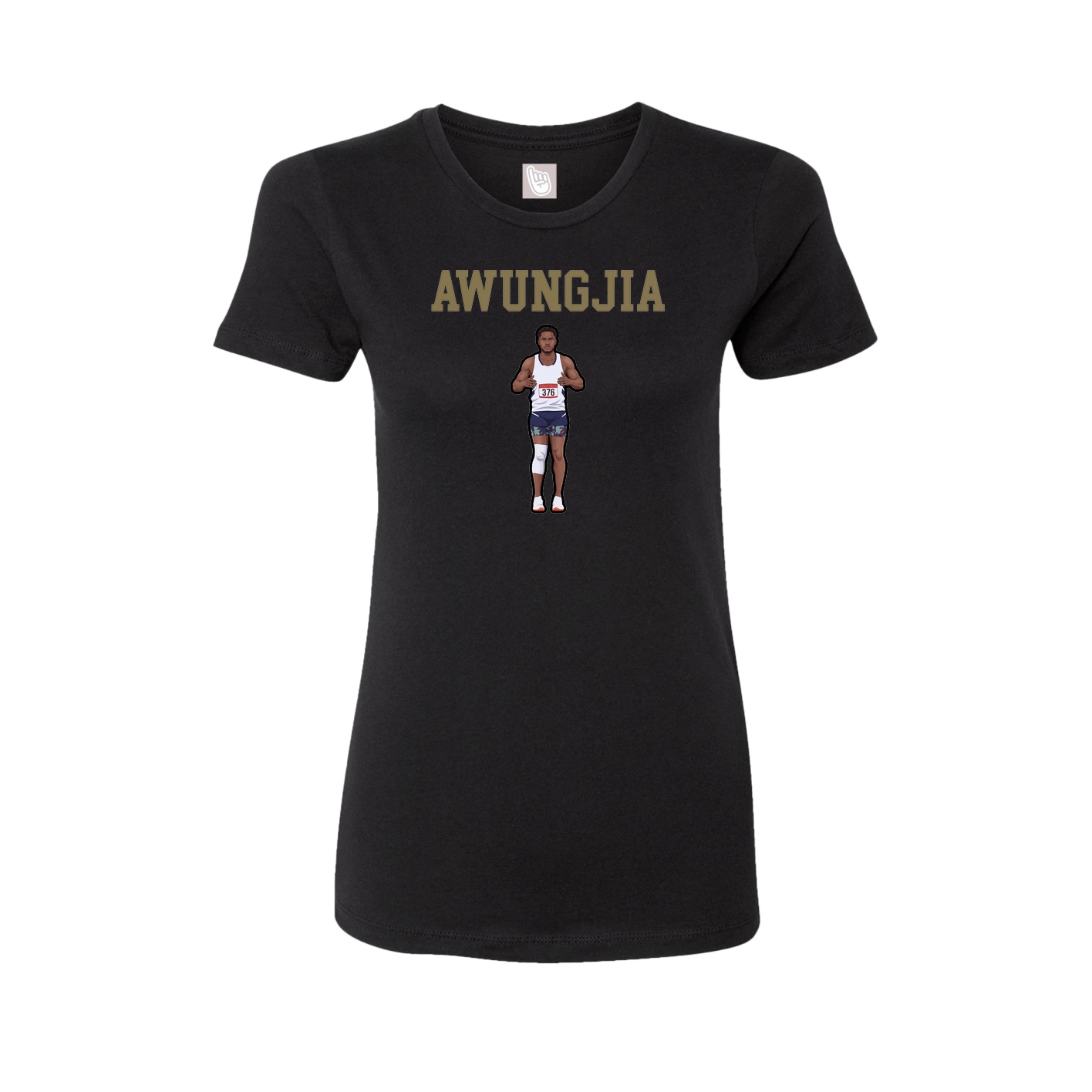Fitted Women's Tee — Shirsey in Black