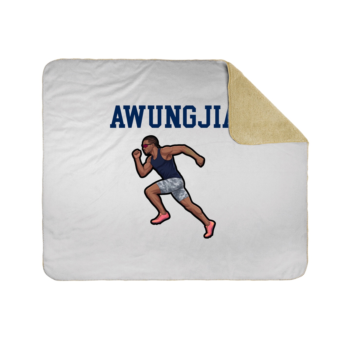 Throw Blanket — Shirsey in White