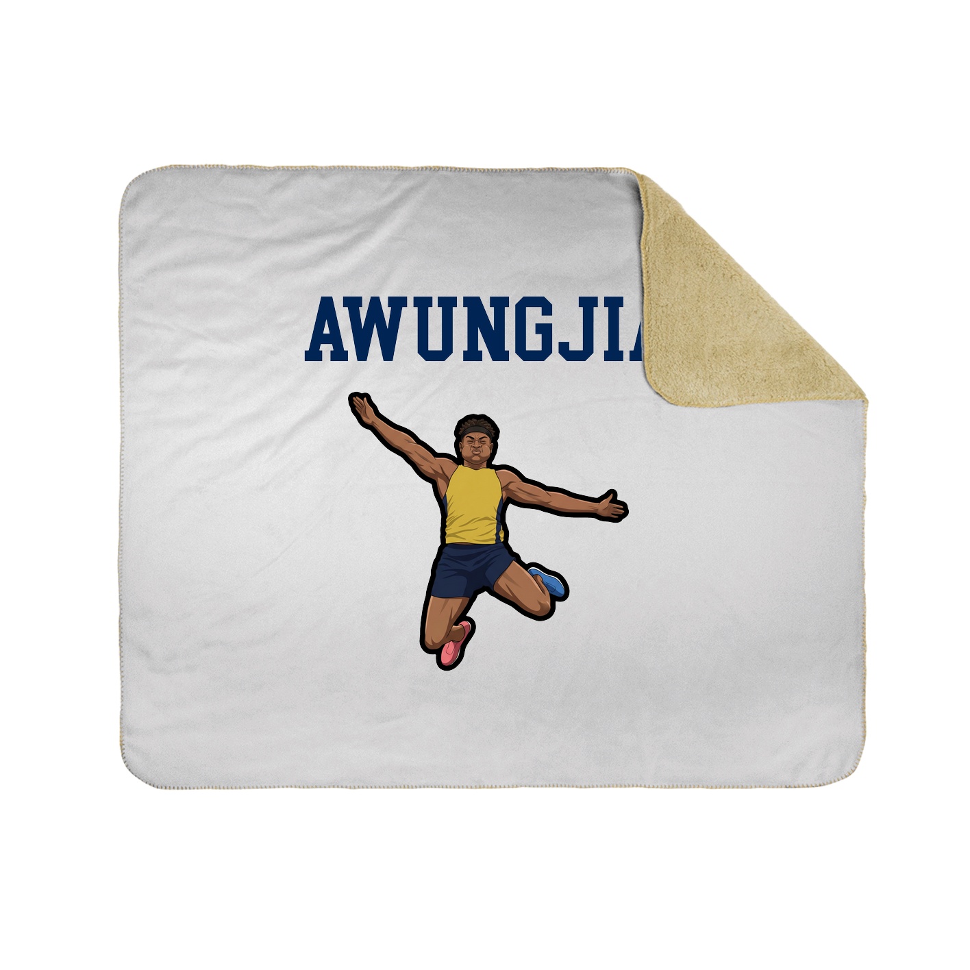 Throw Blanket — Shirsey in White