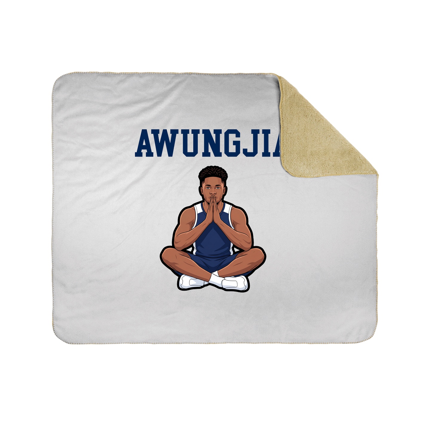 Throw Blanket — Shirsey in White
