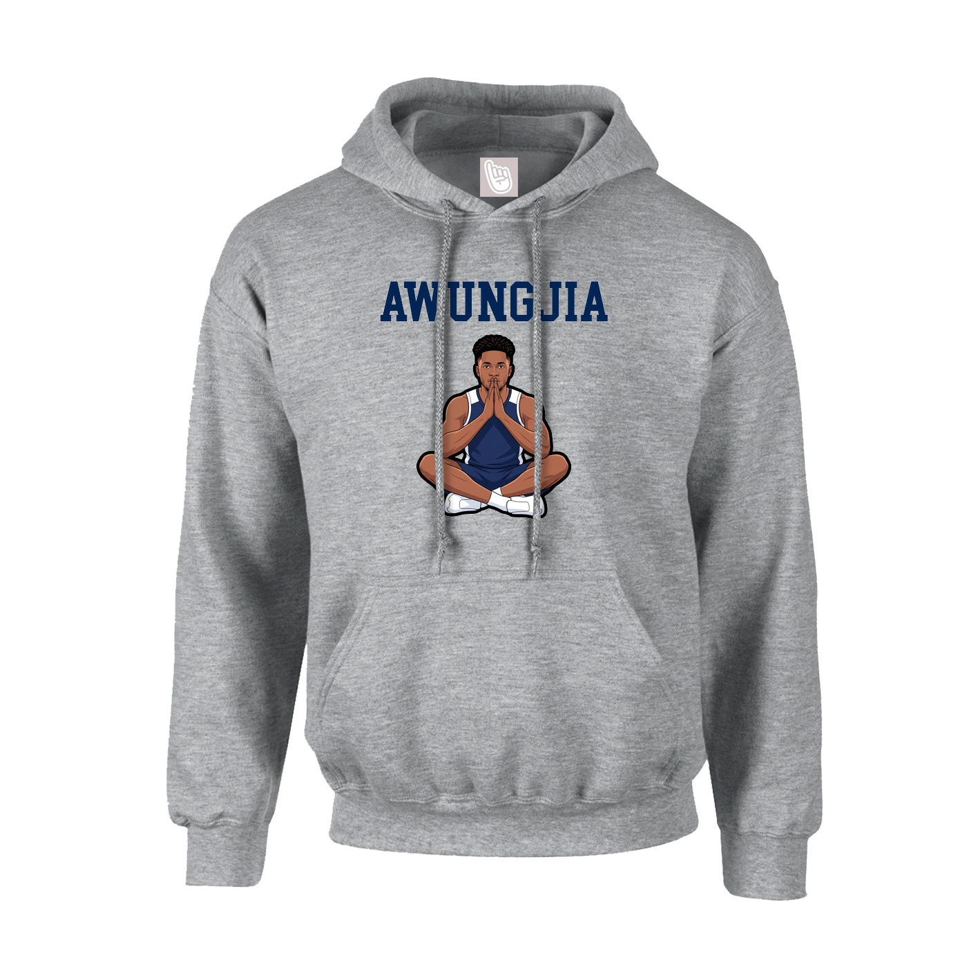 Hoodie — Shirsey in Grey