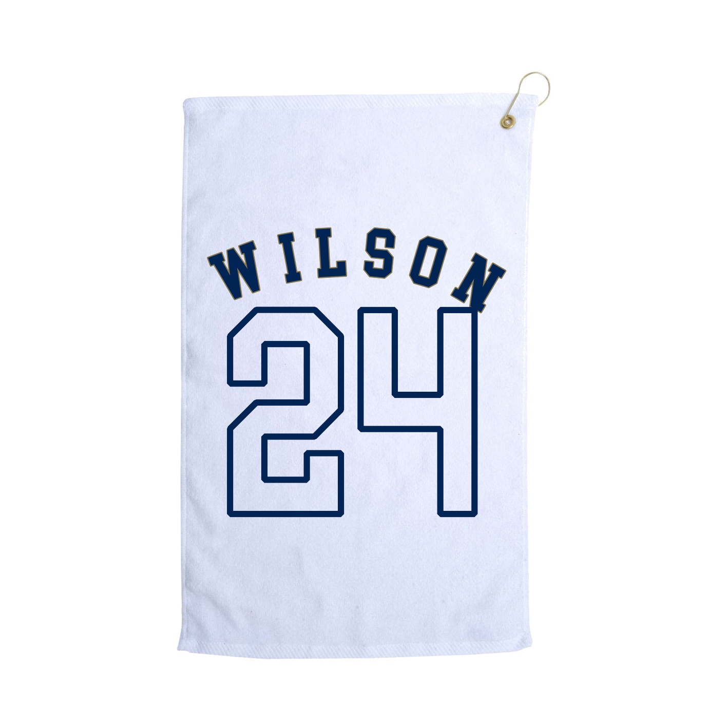 Golf Towel — Shirsey Arch in White