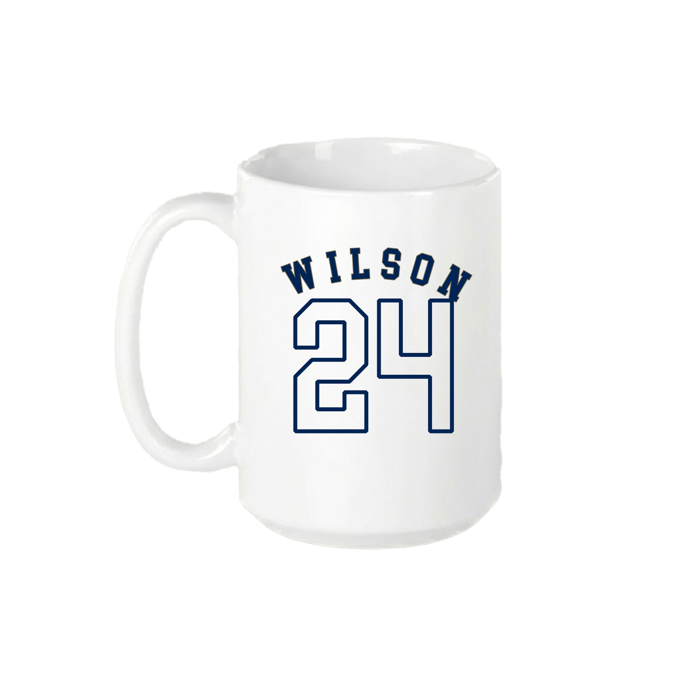 15oz Coffee Mug — Shirsey Arch in White