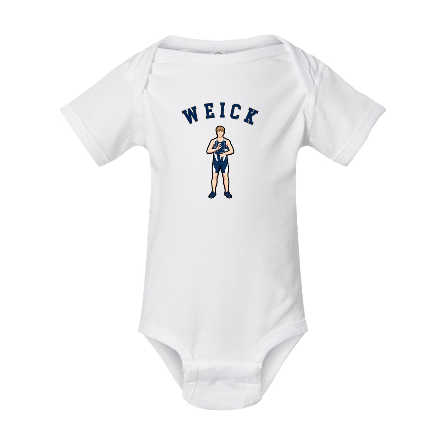 Baby Onesie — Shirsey Arch in White