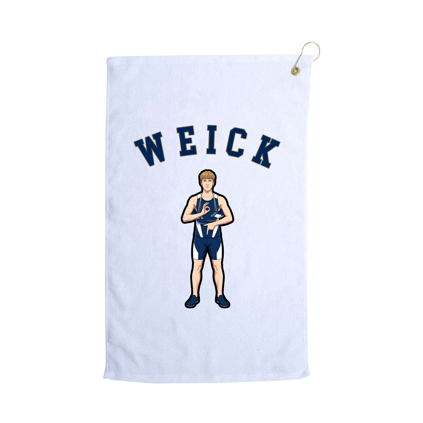 Golf Towel — Shirsey Arch in White
